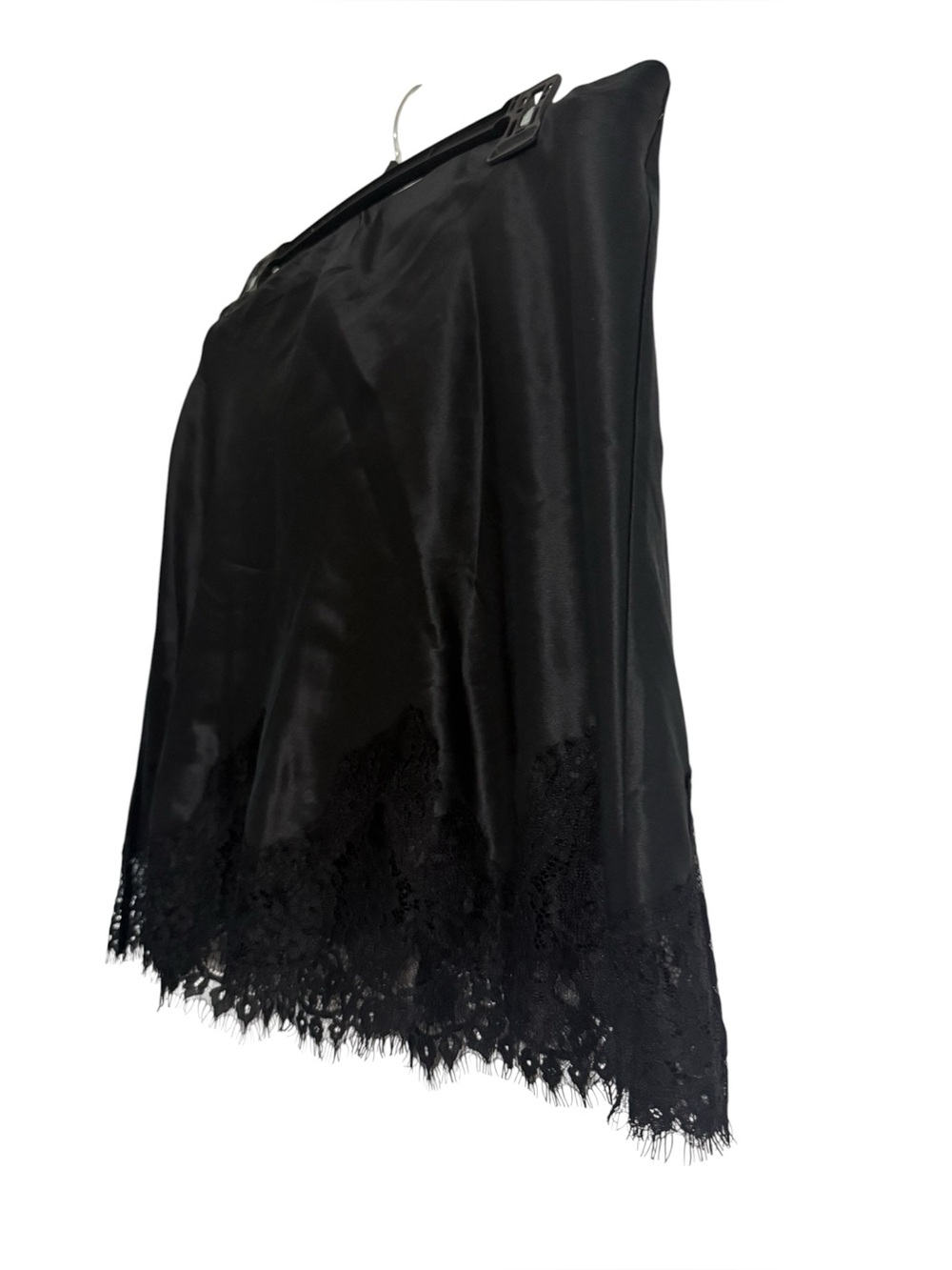 Reformation Carolina Silk Mini Skirt in Black Size Large - Picture 4 of 8